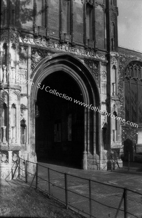 ST MICHAELS CHURCH S.PORCH FROM S.W.